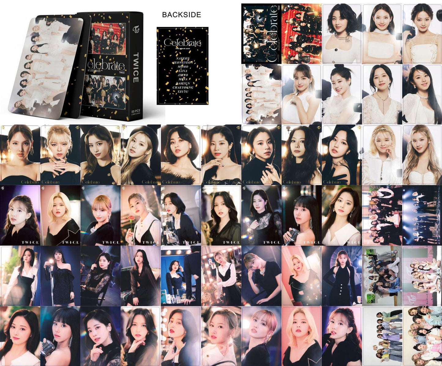K-pop Girl Group Lomo Cards Set - ITZY, IVE, TWICE, and More