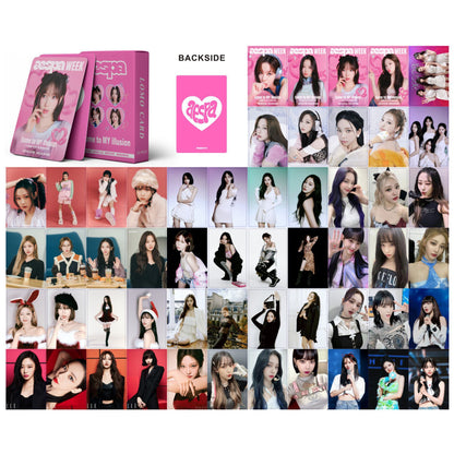 K-pop Girl Group Lomo Cards Set - ITZY, IVE, TWICE, and More