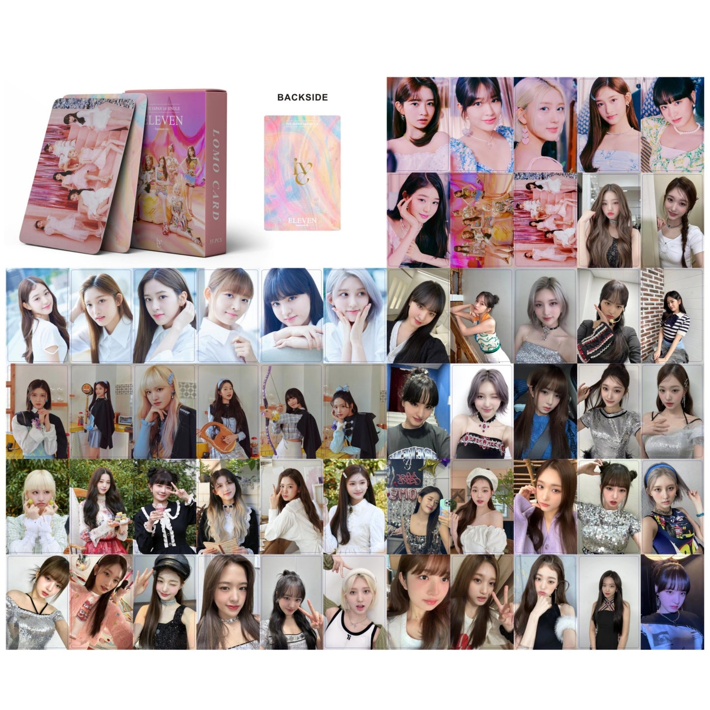 K-pop Girl Group Lomo Cards Set - ITZY, IVE, TWICE, and More