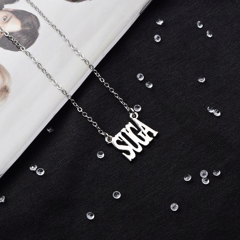 K-Pop Icon Steel Necklace - BTS Unisex
