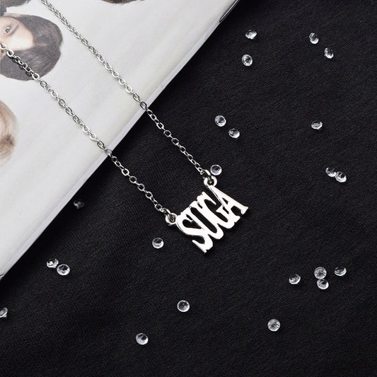 K-Pop Icon Steel Necklace - BTS Unisex