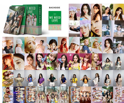 K-pop Girl Group Lomo Cards Set - ITZY, IVE, TWICE, and More