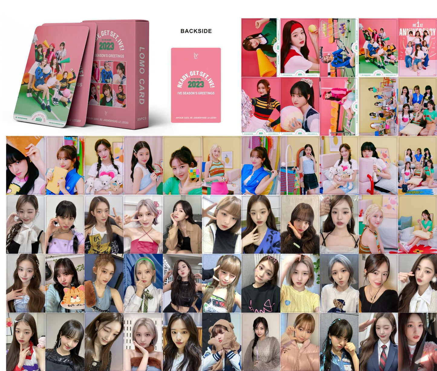 K-pop Girl Group Lomo Cards Set - ITZY, IVE, TWICE, and More