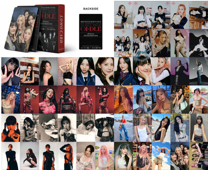 K-pop Girl Group Lomo Cards Set - ITZY, IVE, TWICE, and More