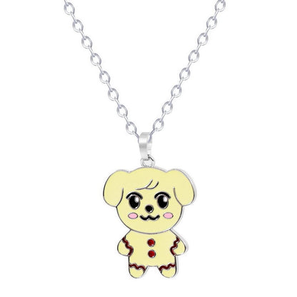 Vciveivd Straykids Necklace Skzoo Necklaces Charm Pendant Kpop Stray kids Jewelry Merch Skz Fans Gifts - Puppym