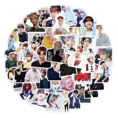 52pcs Stray Kids Kpop Stickers Pack for Girls，Funny Kpop Straykids Decals for Teens，Vinyl Waterproof SKZ Sticker for Laptop，Water Bottles，Hard Hat，Skateboard，Birthday Decorations Gifts for Kids/Adults