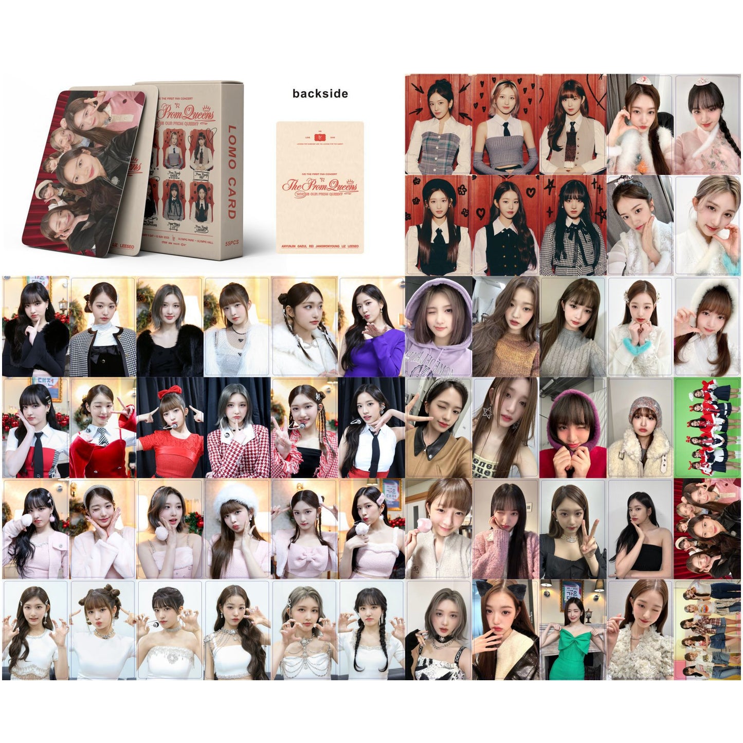 K-pop Girl Group Lomo Cards Set - ITZY, IVE, TWICE, and More