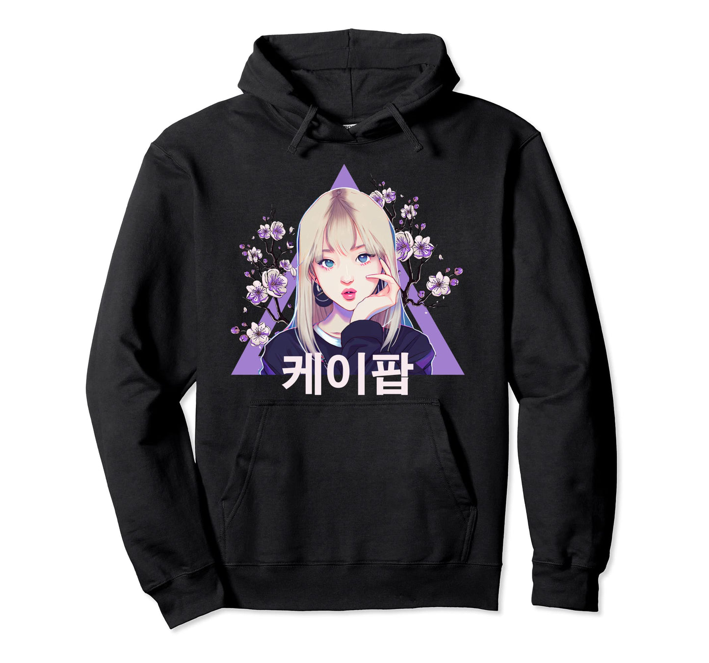 Kpop Fan South Korean Pop Vaporwave Hoodie - Unique Graphic for Adults