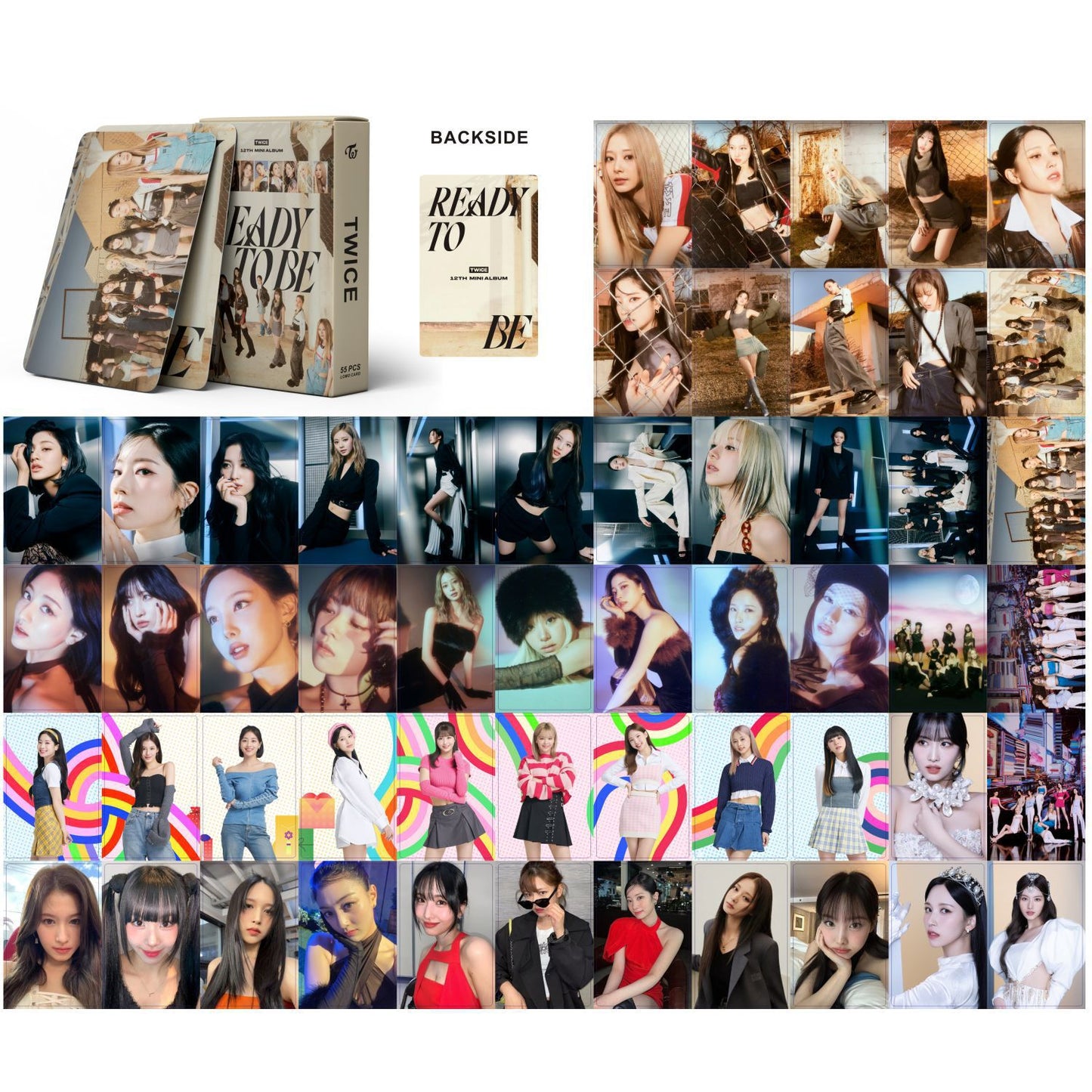 K-pop Girl Group Lomo Cards Set - ITZY, IVE, TWICE, and More