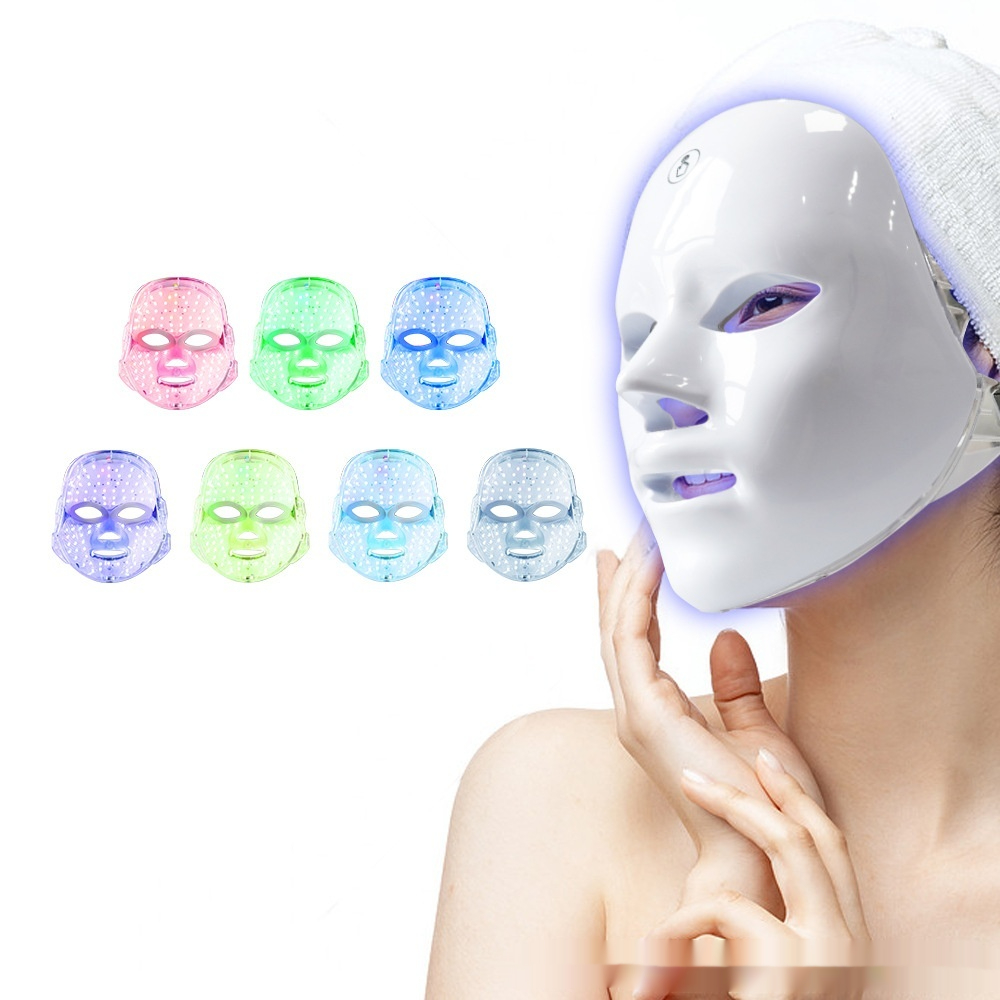 LED Face Mask for Youthful Skin, Red Light Therapy for Face, Red, Blue & Infrared Therapy for Wrinkles, Fine Lines, Dark Spots with 360 LEDs, Skincare Device for Women & Men