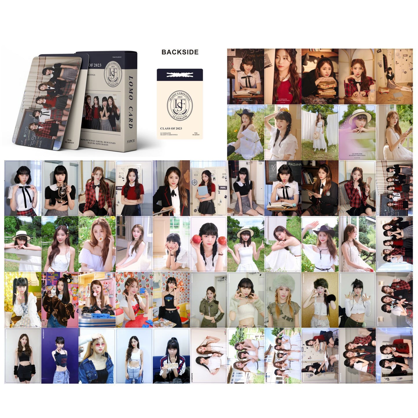 K-pop Girl Group Lomo Cards Set - ITZY, IVE, TWICE, and More