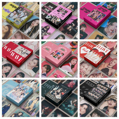 K-pop Girl Group Lomo Cards Set - ITZY, IVE, TWICE, and More