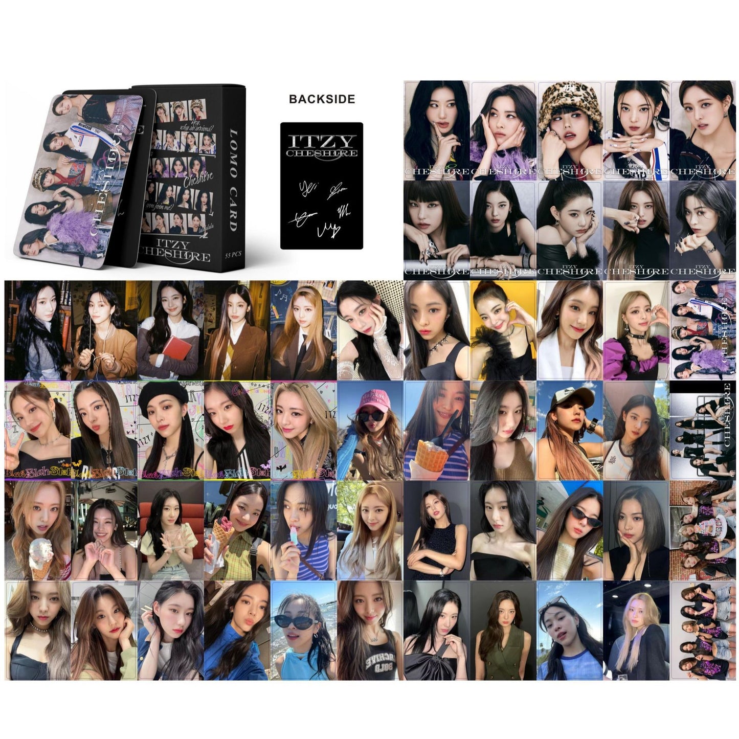 K-pop Girl Group Lomo Cards Set - ITZY, IVE, TWICE, and More