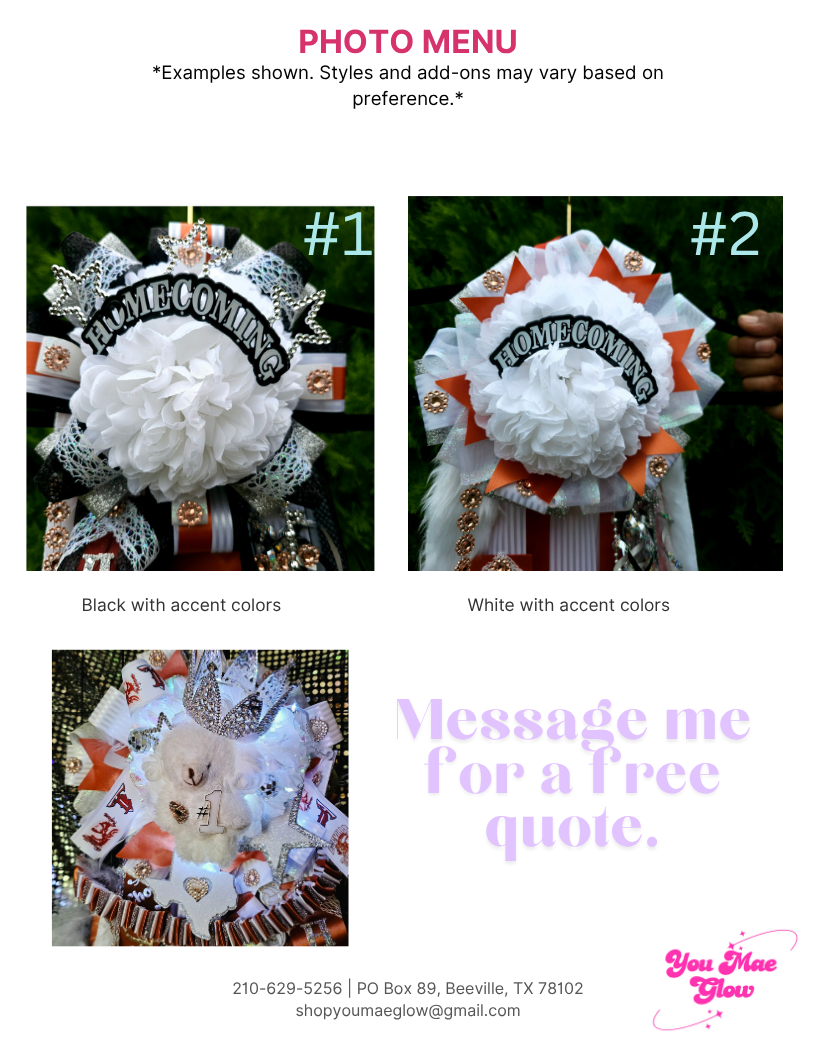 Texas Homecoming Mum