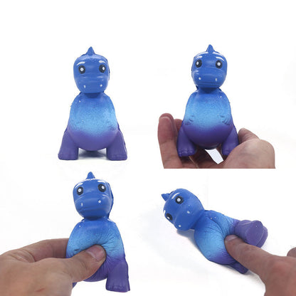 Squishy PU Slow Rising Dinosaur Backpack Charm Toy