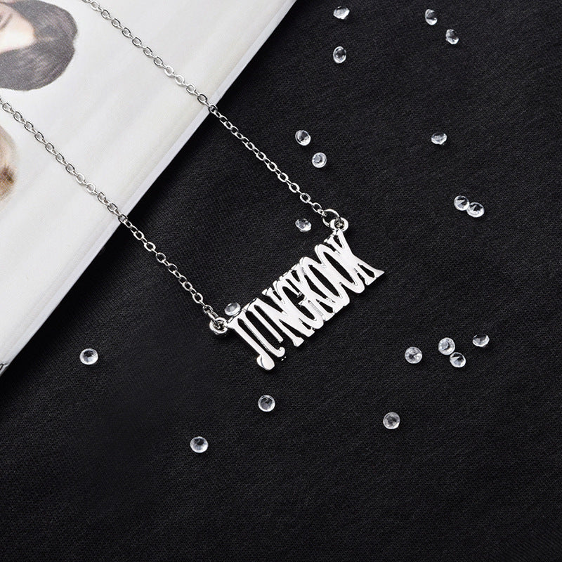 K-Pop Icon Steel Necklace - BTS Unisex
