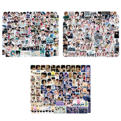 Hugrey Kpop Stray Kids 282 Pcs Stickers 樂-Star Vinyl Rock Star Luggage Laptop Stickers SKZ Stickers Pack for Phone Skzoo Stickers (GHBL008)