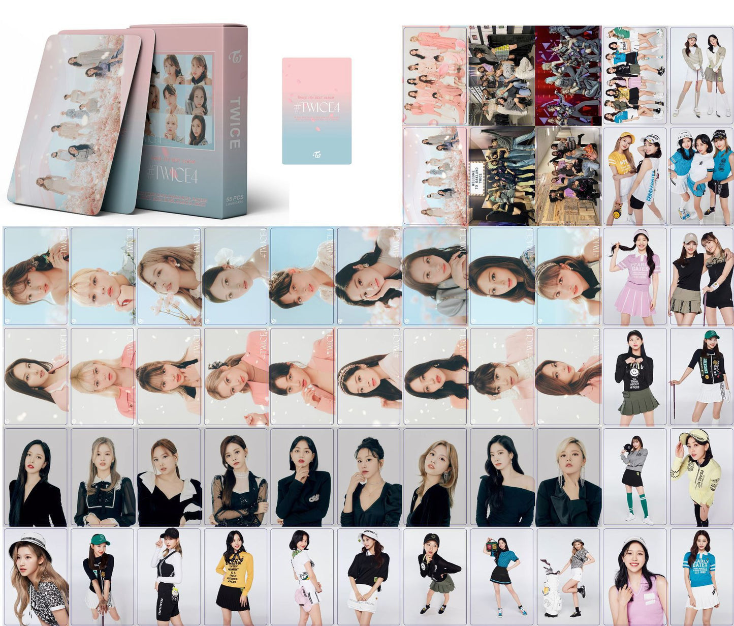 K-pop Girl Group Lomo Cards Set - ITZY, IVE, TWICE, and More